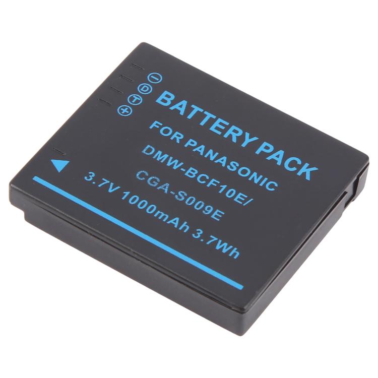 Batteria per fotocamera DMW-BCG10 da 1250 mAh per Panasonic DMC-ZS20 / ZS1 / ZS3 / ZS5 / ZS7 / ZS8 / TZ2, DMW-BCG10