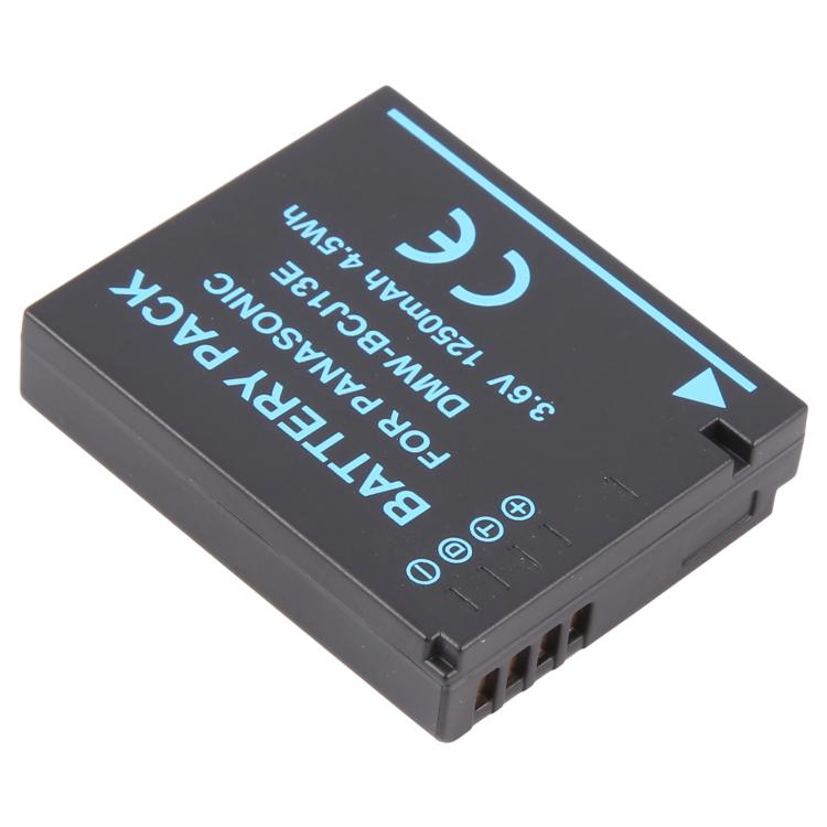 Batteria per fotocamera DMW-BCJ13E da 1250 mAh per Panasonic D-LUX5 / LX6GK / LX7GK, DMW-BCJ13E