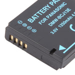 Batteria per fotocamera DMW-BCJ13E da 1250 mAh per Panasonic D-LUX5 / LX6GK / LX7GK, DMW-BCJ13E