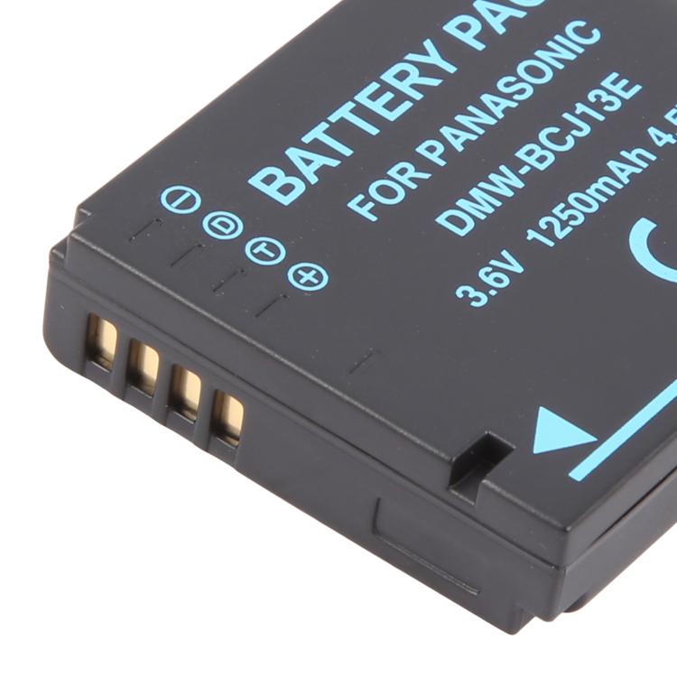 Batteria per fotocamera DMW-BCJ13E da 1250 mAh per Panasonic D-LUX5 / LX6GK / LX7GK, DMW-BCJ13E