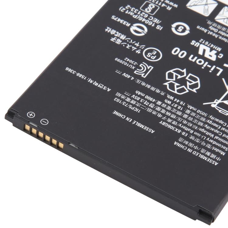 EB-BX306GBY per Samsung Galaxy Tab Active5 5G SM-X306B, batteria da 4900 mAh, EB-BX306GBY