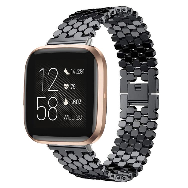 Cinturino per orologio in metallo con texture a squame di pesce xDfind, For Fitbit Versa 4/Versa 3/Sense 2/Sense, For Fitbit Versa 2/Versa/Versa Lite
