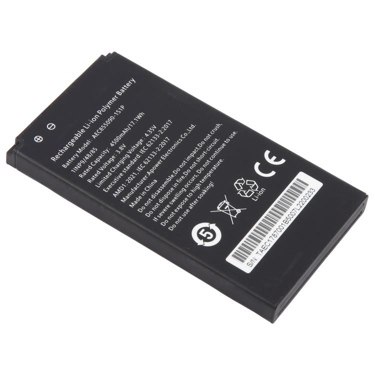 Batteria AEC855090-1S1P da 3,8 V e 4500 mAh per HUA XING Space 5G Mobile WiFi, For HUA XING Space 5G Mobile WiFi