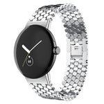 Cinturino per orologio in metallo con texture a squame di pesce xDfind, For Google Pixel Watch 4 / Watch 3 45mm, For Google Pixel Watch 4 / 3 / 2 / 1 41mm