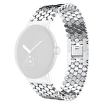 Cinturino per orologio in metallo con texture a squame di pesce xDfind, For Google Pixel Watch 4 / Watch 3 45mm, For Google Pixel Watch 4 / 3 / 2 / 1 41mm