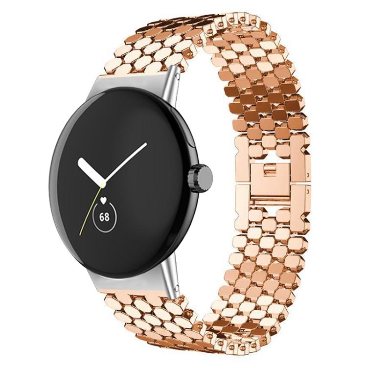 Cinturino per orologio in metallo con texture a squame di pesce xDfind, For Google Pixel Watch 4 / Watch 3 45mm, For Google Pixel Watch 4 / 3 / 2 / 1 41mm