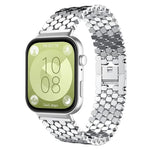 Cinturino per orologio in metallo con texture a squame di pesce xDfind, For Huawei Watch Fit4 / Fit4 Pro / Fit3