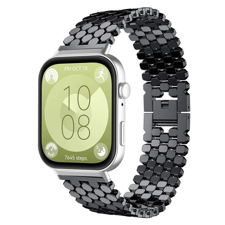 Cinturino per orologio in metallo con texture a squame di pesce xDfind, For Huawei Watch Fit4 / Fit4 Pro / Fit3