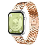 Cinturino per orologio in metallo con texture a squame di pesce xDfind, For Huawei Watch Fit4 / Fit4 Pro / Fit3