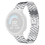 Cinturino per orologio in metallo con texture a squame di pesce xDfind, For Garmin Fenix 8/7X/6X/5X 26mm, For Garmin Fenix 8/7/6/5 22mm, For Garmin Forerunner 235/220/620/630, For Garmin Forerunner 35 / 30 / 35J