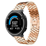 Cinturino per orologio in metallo con texture a squame di pesce xDfind, For Garmin Fenix 8/7X/6X/5X 26mm, For Garmin Fenix 8/7/6/5 22mm, For Garmin Forerunner 235/220/620/630, For Garmin Forerunner 35 / 30 / 35J