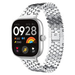 Cinturino per orologio in metallo con texture a squame di pesce xDfind, For Xiaomi Band 10 Pro/9 Pro/Redmi Watch 6/5, For Redmi Watch 3 Active / Watch 3 Lite, For Redmi Watch 3