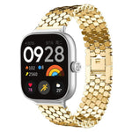 Cinturino per orologio in metallo con texture a squame di pesce xDfind, For Xiaomi Band 10 Pro/9 Pro/Redmi Watch 6/5, For Redmi Watch 3 Active / Watch 3 Lite, For Redmi Watch 3