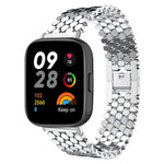 Cinturino per orologio in metallo con texture a squame di pesce xDfind, For Xiaomi Band 10 Pro/9 Pro/Redmi Watch 6/5, For Redmi Watch 3 Active / Watch 3 Lite, For Redmi Watch 3
