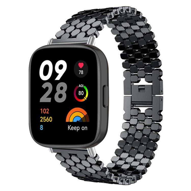 Cinturino per orologio in metallo con texture a squame di pesce xDfind, For Xiaomi Band 10 Pro/9 Pro/Redmi Watch 6/5, For Redmi Watch 3 Active / Watch 3 Lite, For Redmi Watch 3