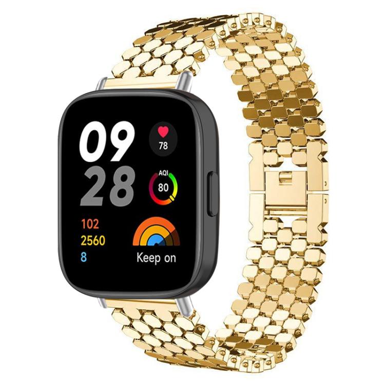 Cinturino per orologio in metallo con texture a squame di pesce xDfind, For Xiaomi Band 10 Pro/9 Pro/Redmi Watch 6/5, For Redmi Watch 3 Active / Watch 3 Lite, For Redmi Watch 3