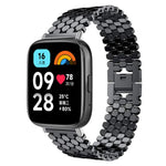 Cinturino per orologio in metallo con texture a squame di pesce xDfind, For Xiaomi Band 10 Pro/9 Pro/Redmi Watch 6/5, For Redmi Watch 3 Active / Watch 3 Lite, For Redmi Watch 3