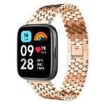 Cinturino per orologio in metallo con texture a squame di pesce xDfind, For Xiaomi Band 10 Pro/9 Pro/Redmi Watch 6/5, For Redmi Watch 3 Active / Watch 3 Lite, For Redmi Watch 3
