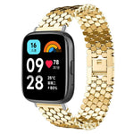 Cinturino per orologio in metallo con texture a squame di pesce xDfind, For Xiaomi Band 10 Pro/9 Pro/Redmi Watch 6/5, For Redmi Watch 3 Active / Watch 3 Lite, For Redmi Watch 3