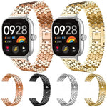 Cinturino per orologio in metallo con texture a squame di pesce xDfind, For Xiaomi Band 10 Pro/9 Pro/Redmi Watch 6/5, For Redmi Watch 3 Active / Watch 3 Lite, For Redmi Watch 3