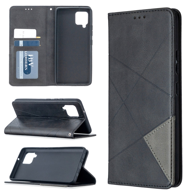 Custodia in pelle magnetica a vibrazione orizzontale con struttura a rombo con supporto, slot per carte e portafoglio, For OPPO Find X2 Lite, For Samsung Galaxy A42 5G