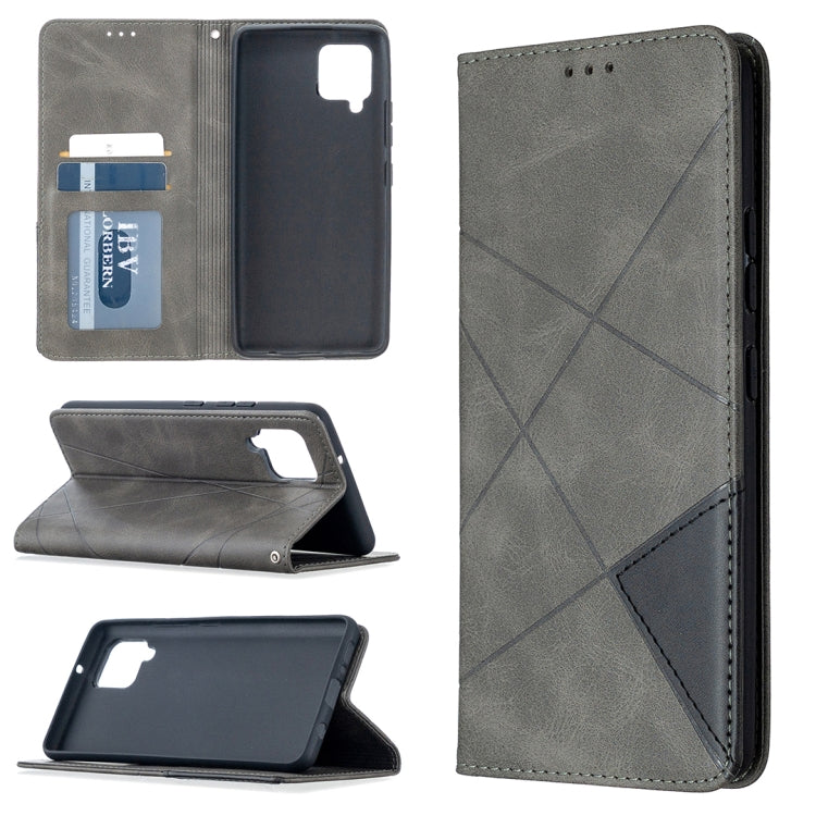 Custodia in pelle magnetica a vibrazione orizzontale con struttura a rombo con supporto, slot per carte e portafoglio, For OPPO Find X2 Lite, For Samsung Galaxy A42 5G