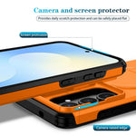 Custodia per telefono con supporto MagSafe scorrevole Camshield, For Samsung Galaxy S25 FE 5G, For Samsung Galaxy S25 Edge 5G, For Samsung Galaxy S25 / S24 5G