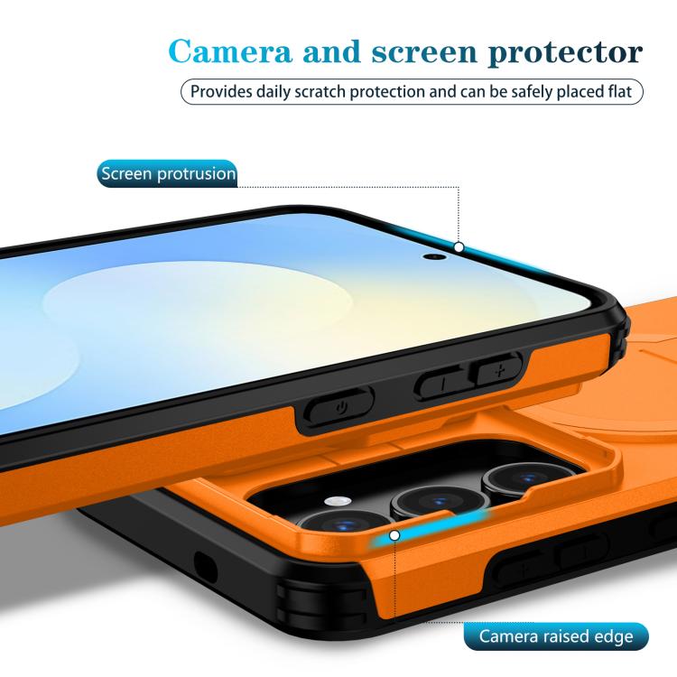 Custodia per telefono con supporto MagSafe scorrevole Camshield, For Samsung Galaxy S25 FE 5G, For Samsung Galaxy S25 Edge 5G, For Samsung Galaxy S25 / S24 5G