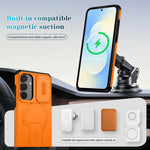 Custodia per telefono con supporto MagSafe scorrevole Camshield, For Samsung Galaxy S25 FE 5G, For Samsung Galaxy S25 Edge 5G, For Samsung Galaxy S25 / S24 5G