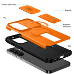 Custodia per telefono con supporto MagSafe scorrevole Camshield, For Samsung Galaxy S25 FE 5G, For Samsung Galaxy S25 Edge 5G, For Samsung Galaxy S25 / S24 5G