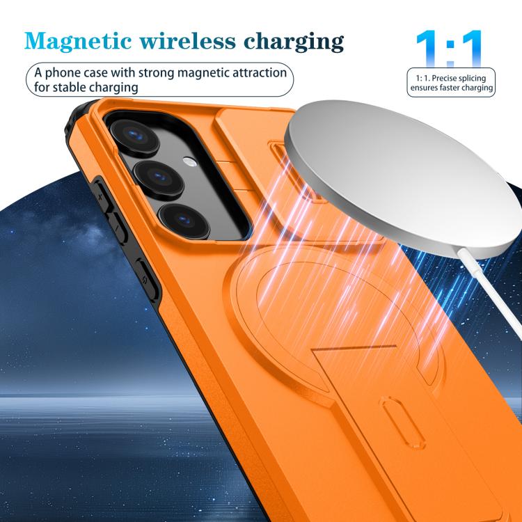 Custodia per telefono con supporto MagSafe scorrevole Camshield, For Samsung Galaxy S24+ 5G, For Samsung Galaxy S23 Ultra 5G, For Samsung Galaxy S23+ 5G
