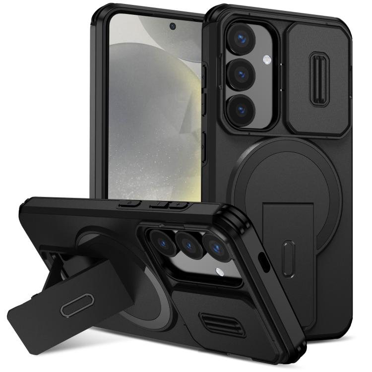 Custodia per telefono con supporto MagSafe scorrevole Camshield, For Samsung Galaxy S25 FE 5G, For Samsung Galaxy S25 Edge 5G, For Samsung Galaxy S25 / S24 5G