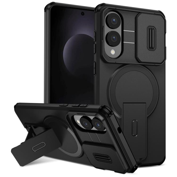 Custodia per telefono con supporto MagSafe scorrevole Camshield, For Samsung Galaxy S25 FE 5G, For Samsung Galaxy S25 Edge 5G, For Samsung Galaxy S25 / S24 5G
