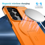 Custodia per telefono con supporto MagSafe scorrevole Camshield, For Samsung Galaxy S25 Ultra 5G, For Samsung Galaxy S24 FE 5G, For Samsung Galaxy S24 Ultra 5G