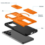 Custodia per telefono con supporto MagSafe scorrevole Camshield, For Samsung Galaxy S25 Ultra 5G, For Samsung Galaxy S24 FE 5G, For Samsung Galaxy S24 Ultra 5G