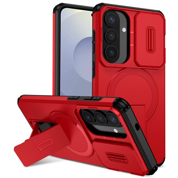 Custodia per telefono con supporto MagSafe scorrevole Camshield, For Samsung Galaxy S26+ 5G, For Samsung Galaxy S26 Ultra 5G, For Samsung Galaxy S26 5G