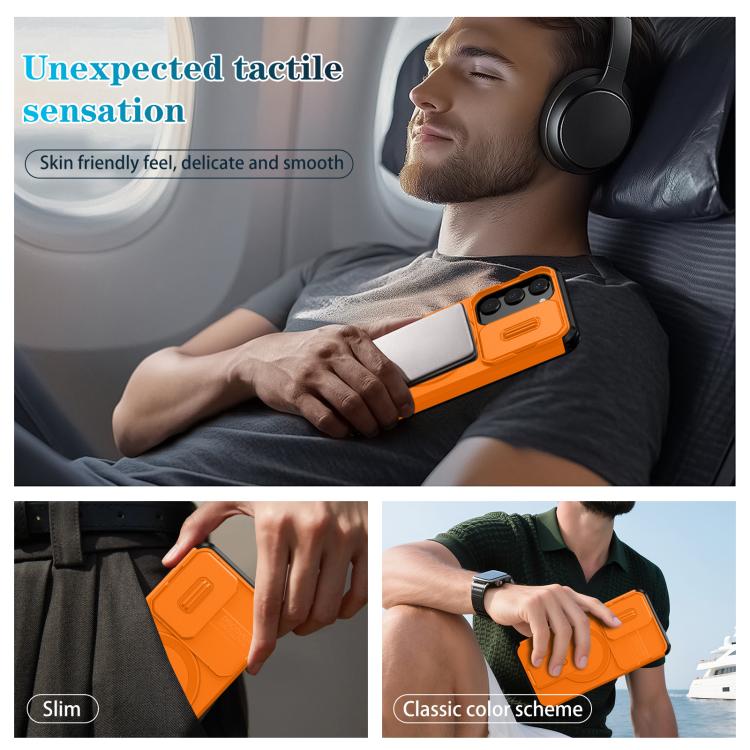 Custodia per telefono con supporto MagSafe scorrevole Camshield, For Samsung Galaxy S23 5G