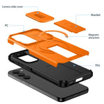 Custodia per telefono con supporto MagSafe scorrevole Camshield, For Samsung Galaxy S23 5G