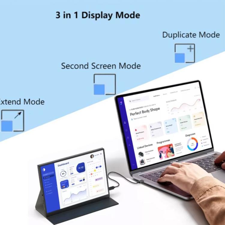 Monitor portatile IPS 10,5 pollici con HDMI e Type-C
