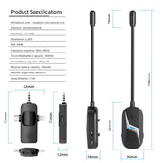 Cuffie wireless Yanmai GF13 2.4G con microfono a riduzione rumore