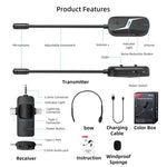 Cuffie wireless Yanmai GF13 2.4G con microfono a riduzione rumore