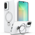 Custodia per telefono ibrida in TPU e PC con anello girevole Gen1.5, For Samsung Galaxy A07 / M17e / F07e / A08, For Samsung Galaxy A17 / A26 / F17 / A18, For Samsung Galaxy A37 5G, For Samsung Galaxy A57 5G