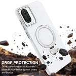 Custodia per telefono ibrida in TPU e PC con anello girevole Gen1.5, For Samsung Galaxy A07 / M17e / F07e / A08, For Samsung Galaxy A17 / A26 / F17 / A18, For Samsung Galaxy A37 5G, For Samsung Galaxy A57 5G