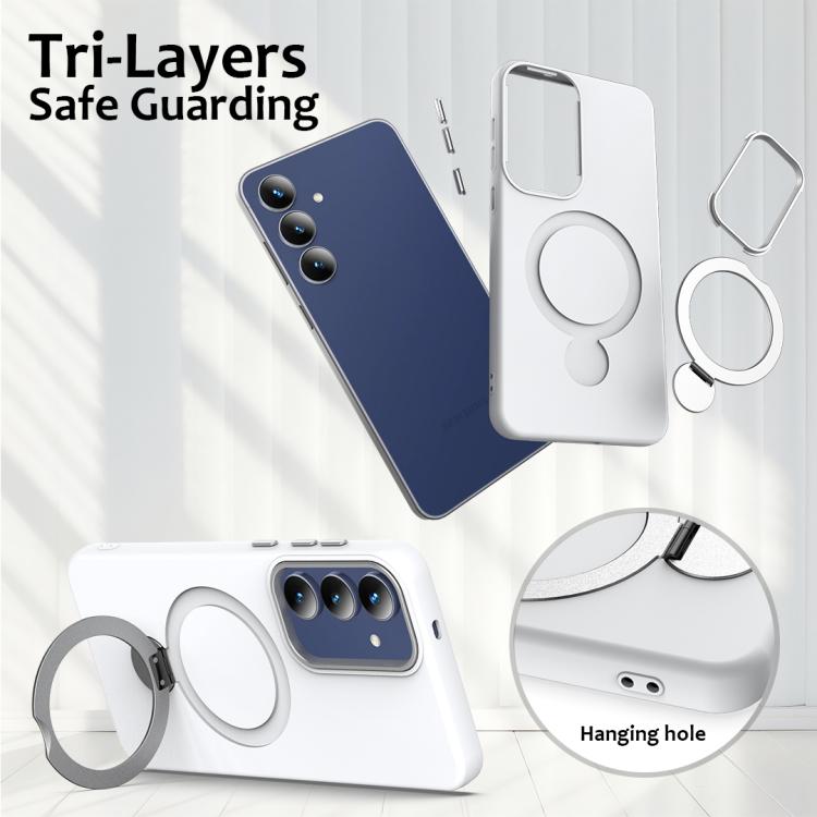 Custodia per telefono ibrida in TPU e PC con anello girevole Gen1.5, For Galaxy A27 5G, For Samsung Galaxy A56 5G, For Samsung Galaxy A36 5G, For Samsung Galaxy A16 4G / 5G