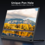 P161A11D 16.1 inch 1080P Portable Monitor Gaming Extended Screen, 16.1 inch 1080P