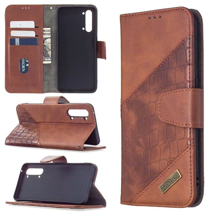 Custodia in pelle sintetica a vibrazione orizzontale con trama in coccodrillo abbinata con portafoglio, supporto e slot per carte, For OPPO Find X2 Lite, For Samsung Galaxy A42 5G