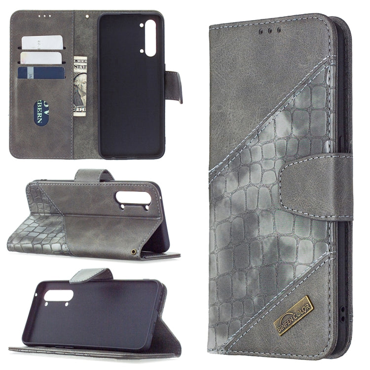 Custodia in pelle sintetica a vibrazione orizzontale con trama in coccodrillo abbinata con portafoglio, supporto e slot per carte, For OPPO Find X2 Lite, For Samsung Galaxy A42 5G