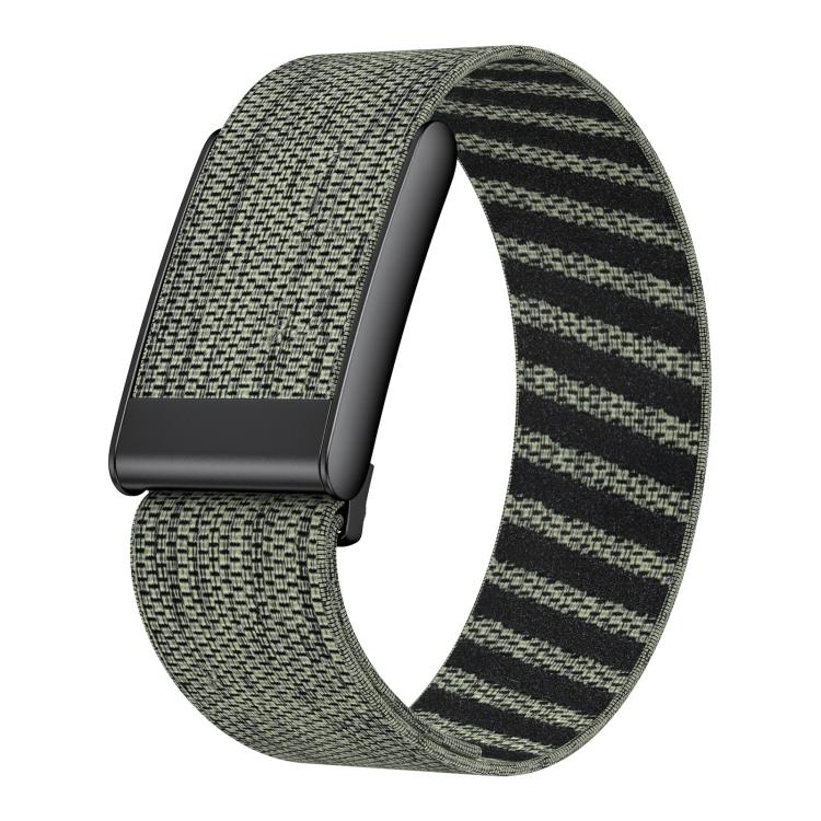 Cinturino per orologio sportivo xDfind in nylon elastico con motivo twill e fibbia nera, ideale per lo sport., For WHOOP 5.0 Standard Version