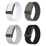 Cinturino per orologio sportivo xDfind in nylon elastico con motivo twill e fibbia nera, ideale per lo sport., For WHOOP 5.0 Standard Version
