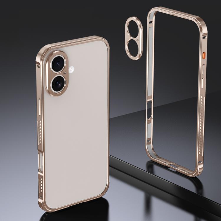 Custodia Armor con telaio in metallo antiscivolo su entrambi i lati e copriobiettivo., For iPhone 17 Pro Max, For iPhone 17 Pro, For iPhone 17, For iPhone 16 Pro Max